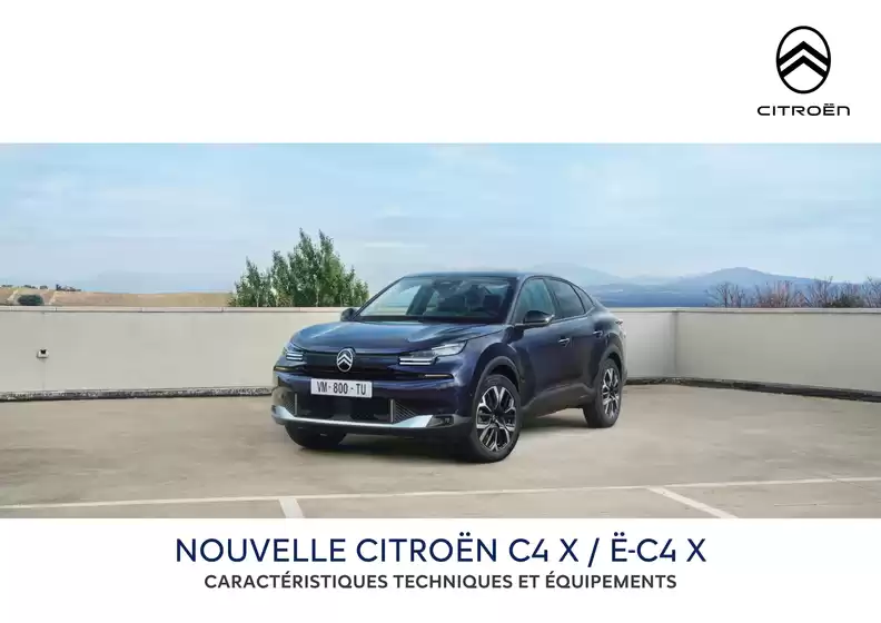 Citroën Nouvelle C4 X Caractéristiques