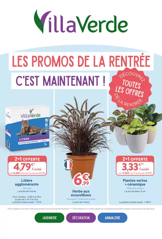 Les promos de la rentrée C'est maintenant !