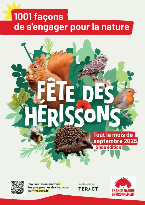 Fête des Hérissons : 1001 manières de s'engager pour la nature