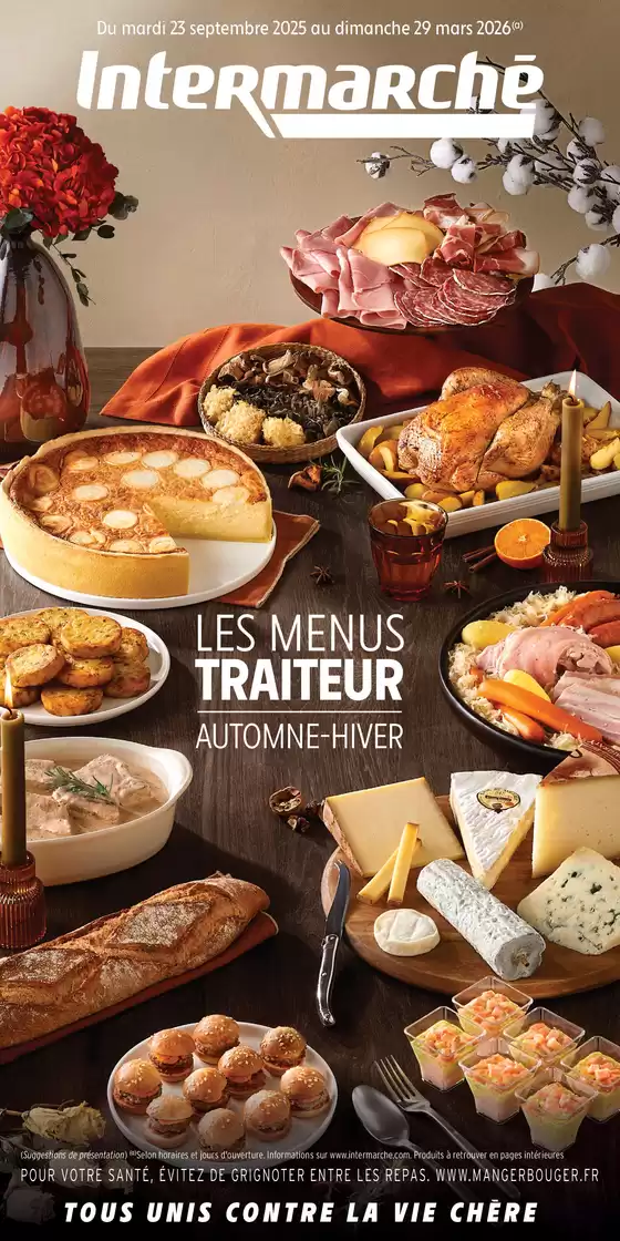 Catalogue Intermarché à Villeneuve-la-Garenne | CATALOGUE TRAITEUR AUTOMNE HIVER | 2025-09-23T00:00:00.000Z - 2026-03-29T00:00:00.000Z