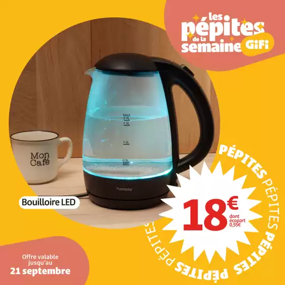 Catalogue Gifi | Et profitez également d'une sélection de produits à PRIX FOUS, du 17 au 21 uniquement !  | 2025-09-17T00:00:00.000Z - 2025-09-21T00:00:00.000Z