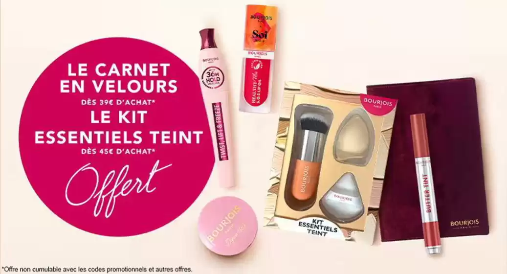 Catalogue Bourjois à Aucamville (Tarn et Garonne) | Offre du moment | 2025-09-16T00:00:00.000Z - 2025-09-30T00:00:00.000Z