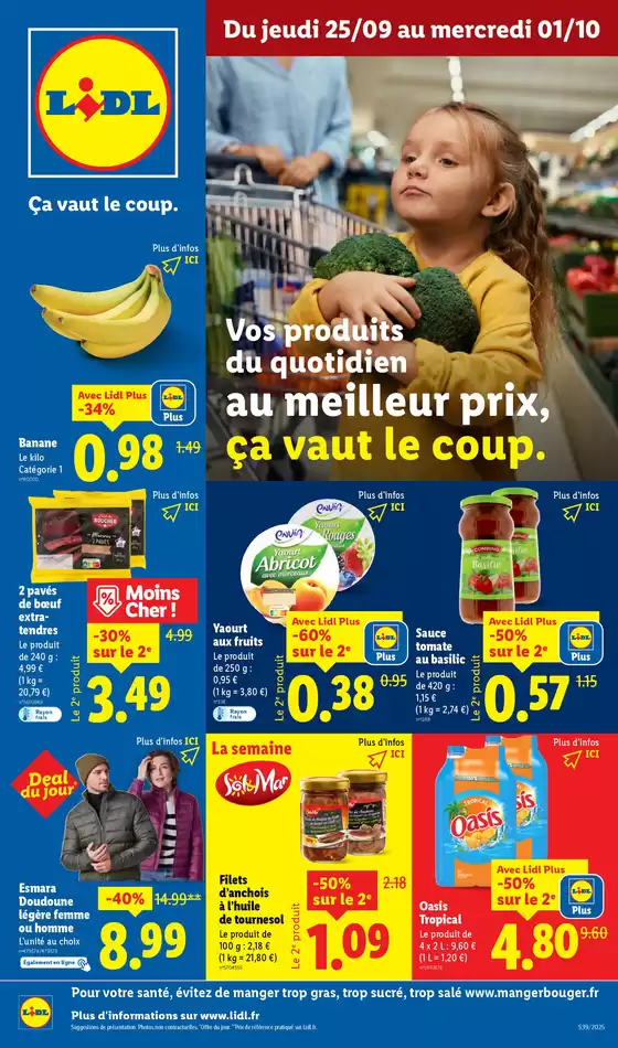 Catalogue Lidl à Touques | Plus de 60 produits espagnols pour régaler vos papilles. Fuet, Tortilla, Tapas… | 2025-09-25T00:00:00.000Z - 2025-10-01T00:00:00.000Z