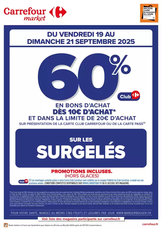 Catalogue Carrefour Drive à Hucqueliers | OPÉRATION BONS D’ACHAT | 2025-09-19T00:00:00.000Z - 2025-09-21T00:00:00.000Z