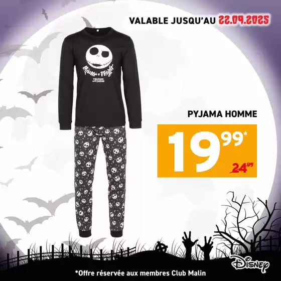 À prix qui ne donnent pas de cauchemars, jusqu’au 22/09 seulement !