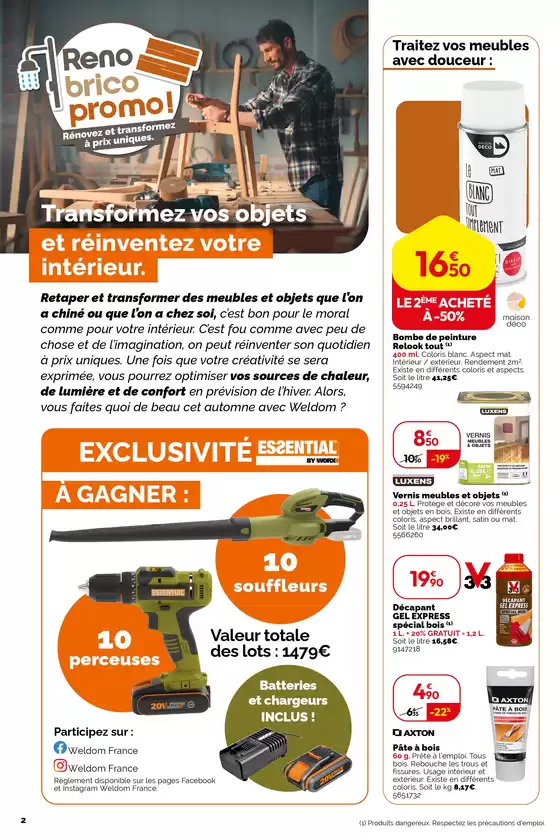 Reno brico promo !