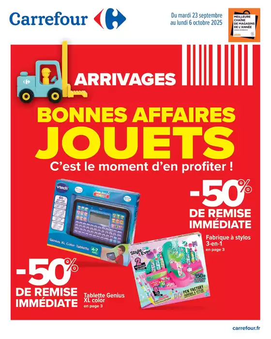 Catalogue Carrefour City à Neufchâtel-Hardelot | BONNES AFFAIRES JOUETS | 2025-09-23T00:00:00.000Z - 2025-10-06T00:00:00.000Z