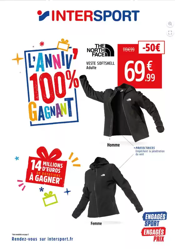 Catalogue Intersport à Drumettaz-Clarafond | L'annuv' 100% gagnant | 2025-09-22T00:00:00.000Z - 2025-10-05T00:00:00.000Z