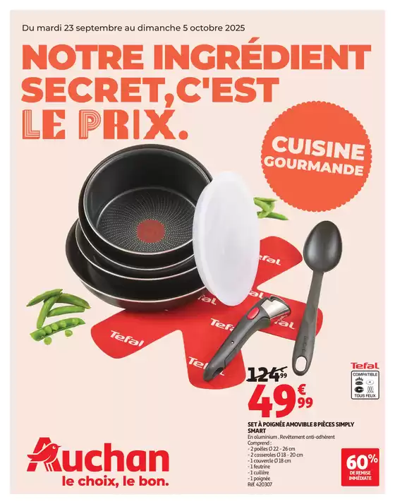 Notre ingrédient secret c'est le prix