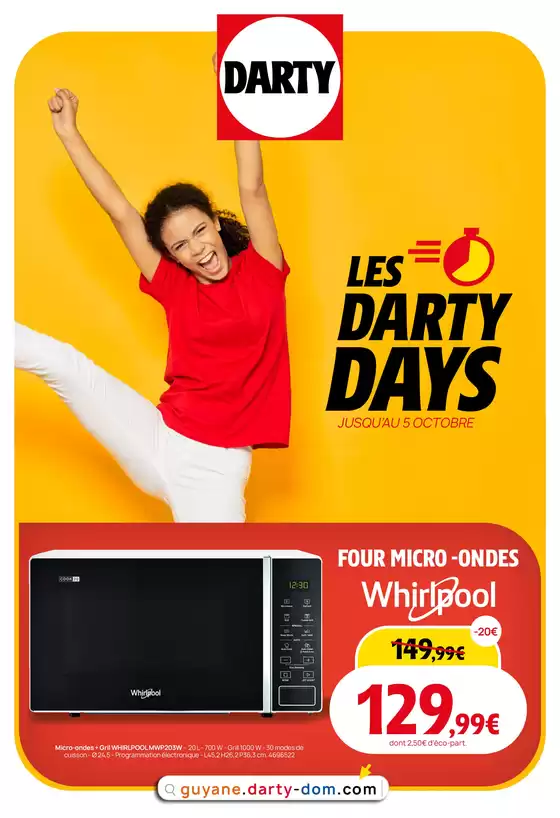 Catalogue Darty | Les Darty days | 2025-09-22T00:00:00.000Z - 2025-10-05T00:00:00.000Z