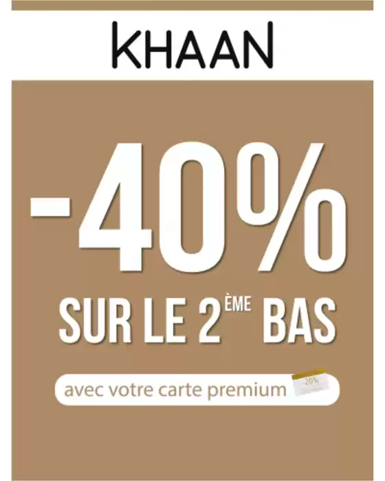 -40 % sur le 2ème bas