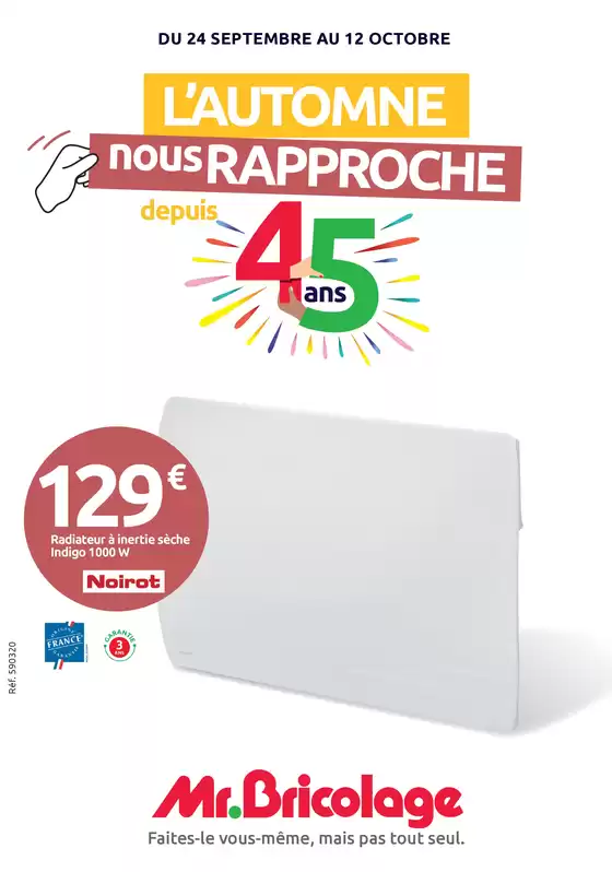 L'AUTOMNE nous RAPPROCHE depuis 45 ans