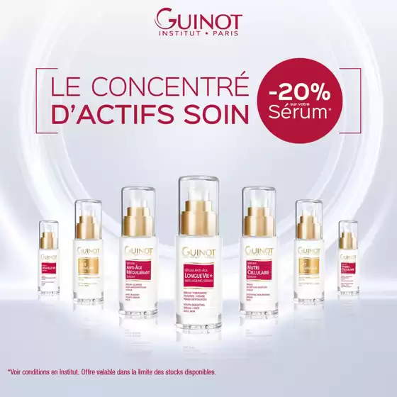Offre exclusive sur votre Sérum