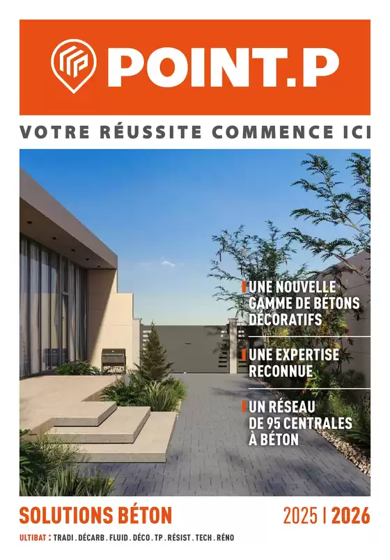 Catalogue Point P à La Milesse | Guide Béton prêt à l'emploi | 2025-09-26T00:00:00.000Z - 2026-12-31T00:00:00.000Z