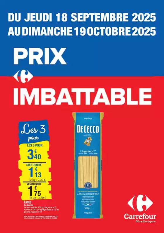 PRIX IMBATTABLE