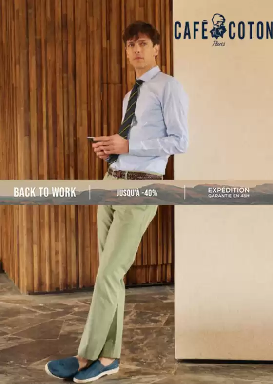 BACK TO WORK : Jusqu'à -40%