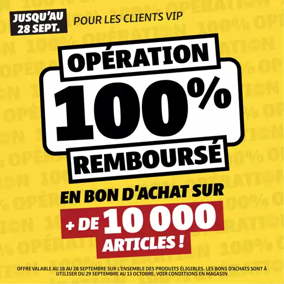 Catalogue Gifi à Mertzwiller |  100% remboursé en bon d'achat pour nos VIP ! | 2025-09-24T00:00:00.000Z - 2025-09-28T00:00:00.000Z