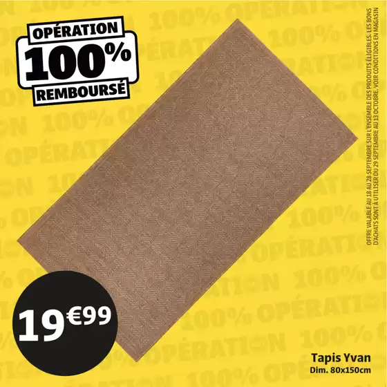  100% remboursé en bon d'achat pour nos VIP !