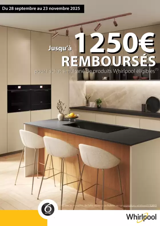 OFFRE Whirlpool: jusqu'à 200€ remboursés !