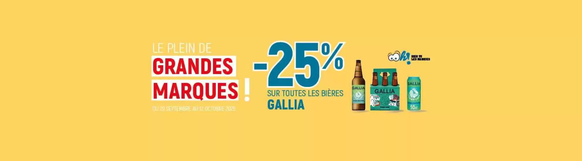 Le plein de grandes marques !