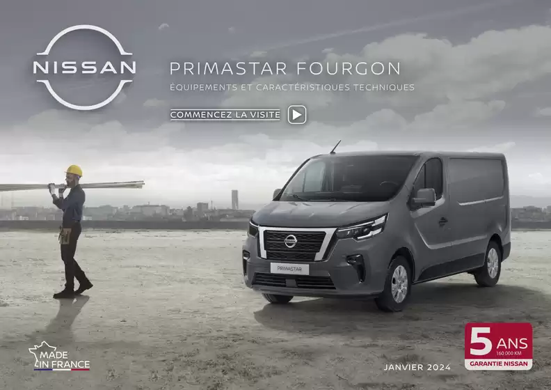 Catalogue Nissan à | Primastar Fourgon | 2025-09-29T00:00:00.000Z - 2026-09-29T00:00:00.000Z