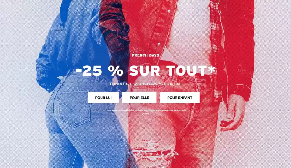 French days -25% sur tout
