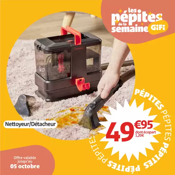 Et profitez également d'une sélection de produits à PRIX FOUS, du 1er au 5 octobre uniquement ! 