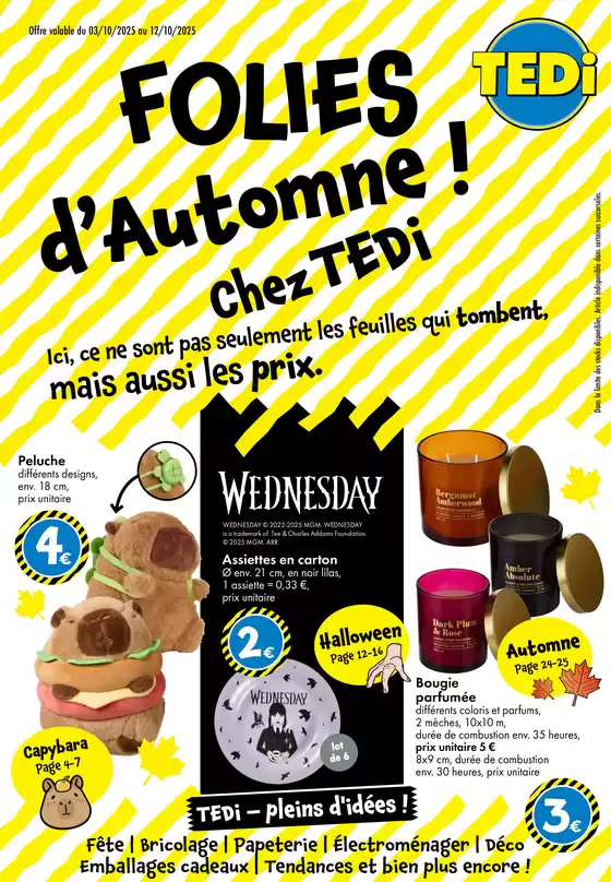 Catalogue TEDi à Bénifontaine | Folies d’Automne! | 2025-10-03T00:00:00.000Z - 2025-10-12T00:00:00.000Z