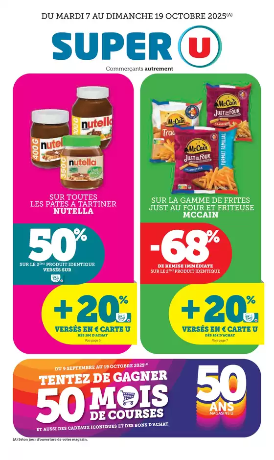 Catalogue Super U à Cérilly (Allier) | Quinzaine Commerçante | 2025-10-07T00:00:00.000Z - 2025-10-19T00:00:00.000Z
