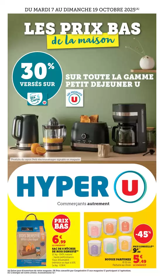 Catalogue Hyper U à Cérilly (Allier) | Spécial Maison | 2025-10-07T00:00:00.000Z - 2025-10-19T00:00:00.000Z