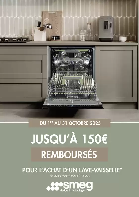 Smeg Jusqu'à 150€ remboursés