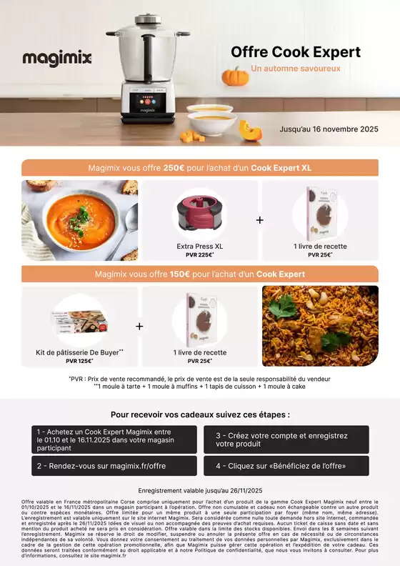 Magimix vous offre 250€ pour l’achat d’un Cook Expert XL