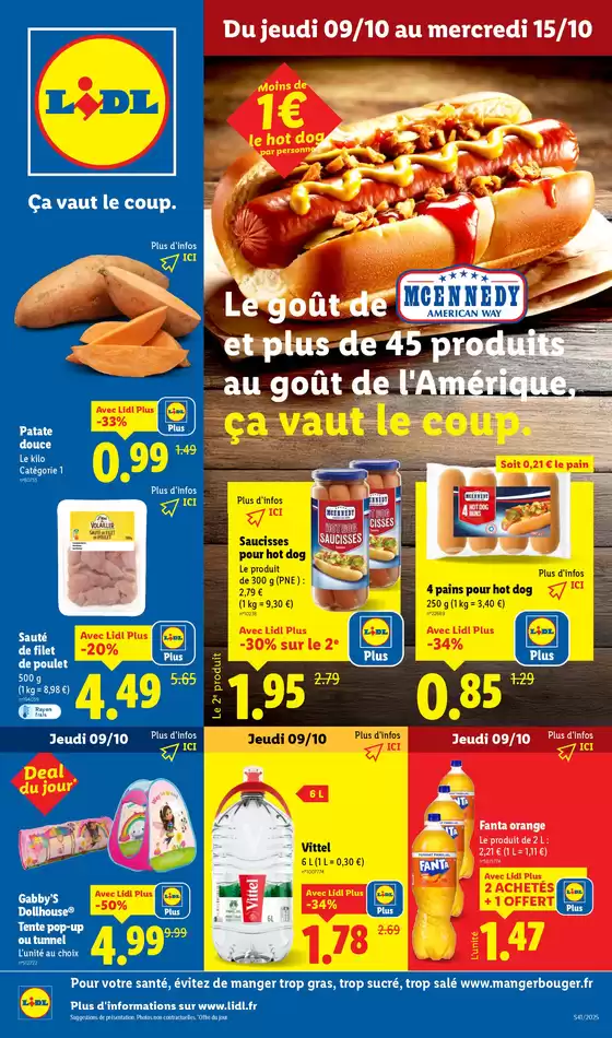 Tout l'esprit de l'Amérique vous attend avec la gamme McEnnedy chez Lidl