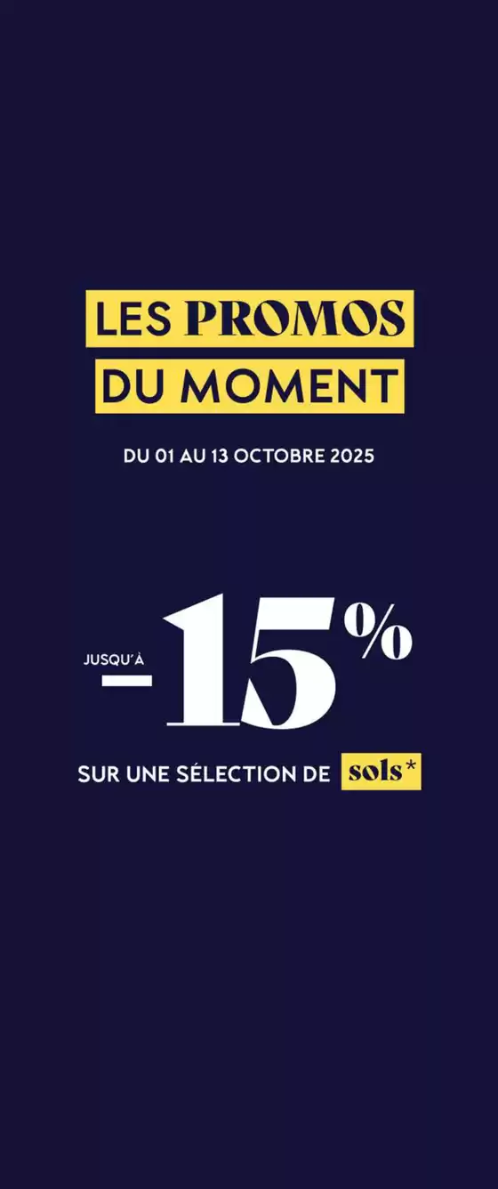 Promos revêtement de sols