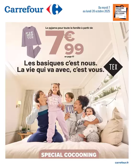 Catalogue Carrefour Drive à Bellac | TEXTILE COCOONING | 2025-10-07T00:00:00.000Z - 2025-10-20T00:00:00.000Z
