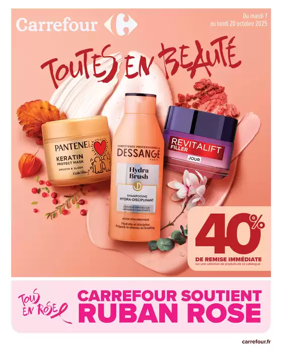 Catalogue Carrefour Drive à Bellac | TOUTES EN BEAUTÉ | 2025-10-07T00:00:00.000Z - 2025-10-20T00:00:00.000Z