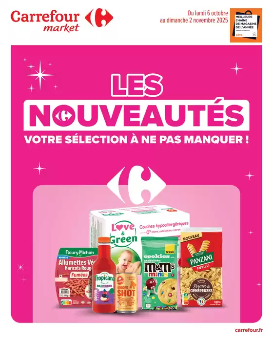 Catalogue Carrefour Drive à Bellac | LES NOUVEAUTÉS D'OCTOBRE | 2025-10-06T00:00:00.000Z - 2025-11-02T00:00:00.000Z
