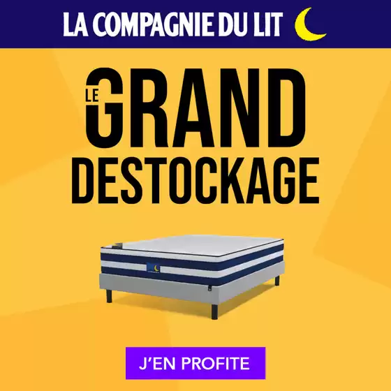 Jusqu’au 7 octobre, profitez de prix réduits sur les plus grandes marques de literie.