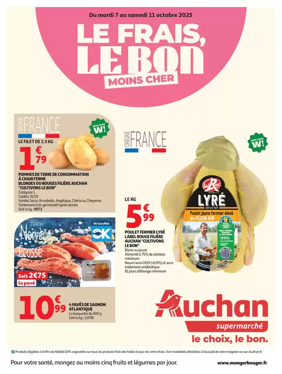 Le frais, le bon moins cher