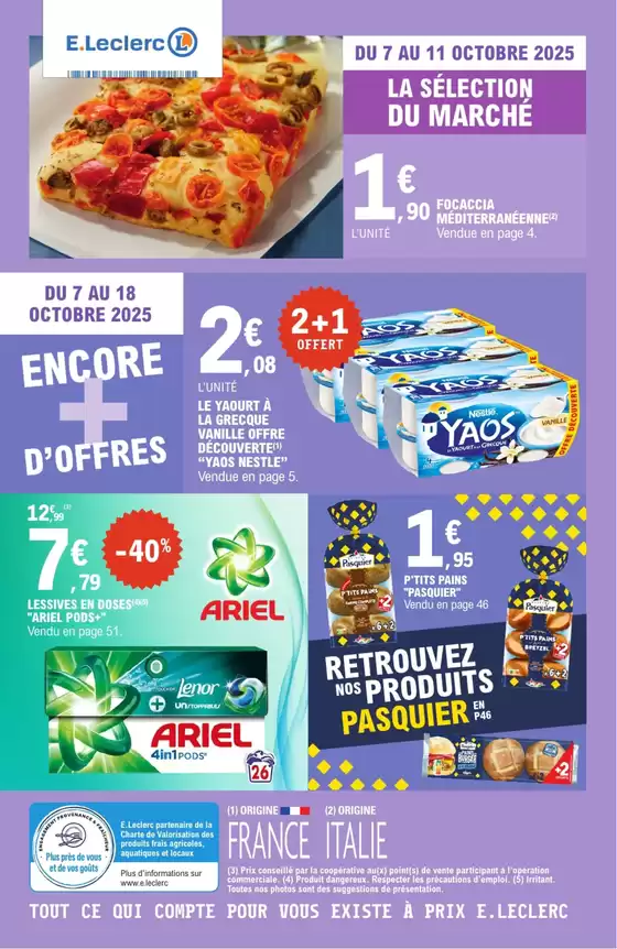 Catalogue E.Leclerc à Marly - Lorraine | TRAFIC POUVOIR ACHAT 12 - MIXTE | 2025-10-07T00:00:00.000Z - 2025-10-11T00:00:00.000Z