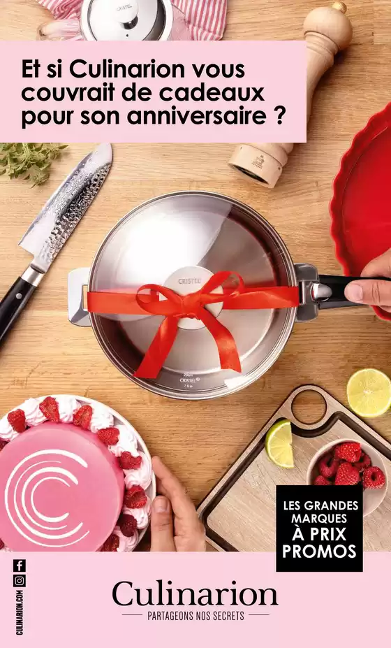 Et si Culinarion vous couvrait de cadeaux pour son anniversaire ?