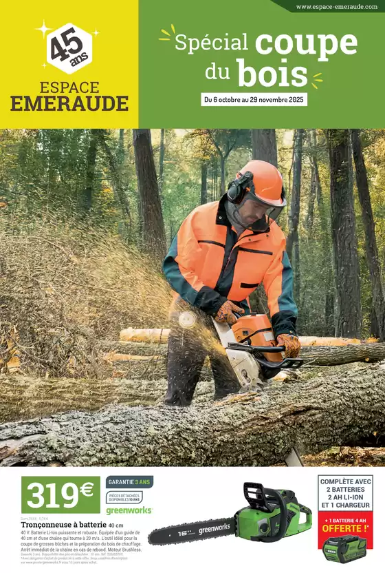 Catalogue spécial coupe du bois