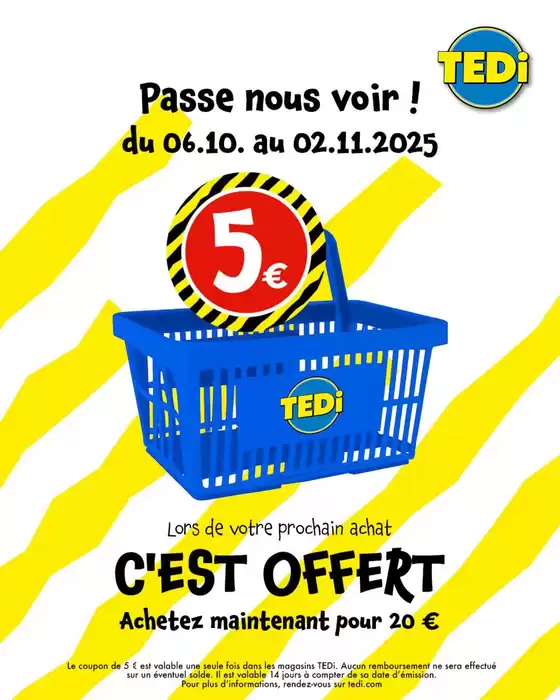 Catalogue TEDi à Arcueil | Passe nous voir ! | 2025-10-07T00:00:00.000Z - 2025-11-02T00:00:00.000Z