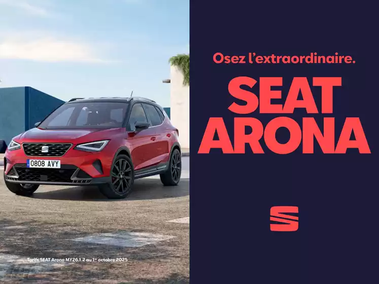 Catalogue SEAT à Jaux | SEAT Arona | 2025-10-07T00:00:00.000Z - 2026-10-07T00:00:00.000Z