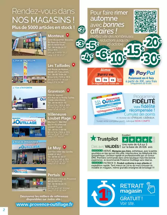 Catalogue Un souffle de bonnes affaires envahit la saison !Outillage