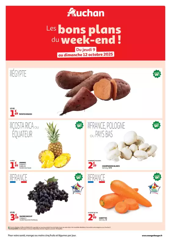 Catalogue Auchan Hypermarché à Les Arcs | Les bons plans du week-end dans votre hyper ! | 2025-10-07T00:00:00.000Z - 2025-10-12T00:00:00.000Z