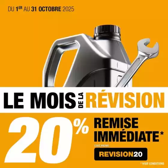 Catalogue Bestdrive | LE MOIS DE LA REVISION | 20% SUR TOUS LES FORFAITS | 2025-10-07T00:00:00.000Z - 2025-10-31T00:00:00.000Z