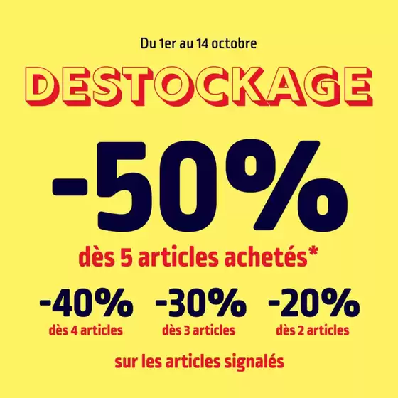 Catalogue Kiabi à L'Aigle | -50% dès 5 articles | 2025-10-07T00:00:00.000Z - 2025-10-14T00:00:00.000Z