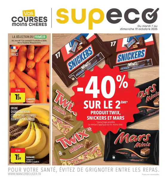 Catalogue Supeco à Angoulins | -40% sur le 2ème | 2025-10-07T00:00:00.000Z - 2025-10-19T00:00:00.000Z