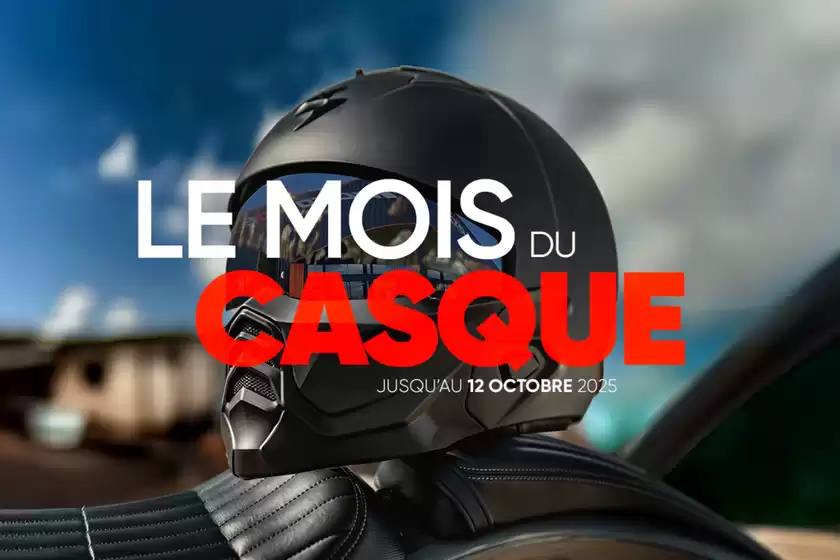 Catalogue Moto-Axxe à Grabels | Jusqu'à 125€ de REMISE pour l'achat de votre nouveau casque ! | 2025-10-07T00:00:00.000Z - 2025-10-12T00:00:00.000Z
